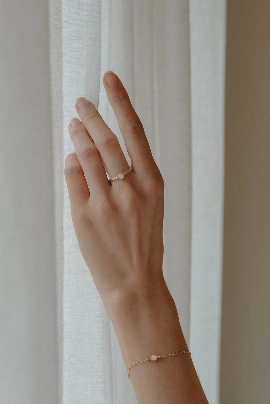 Mothers Milk Small Circle Ring - 14k Gold Filled — product image 7