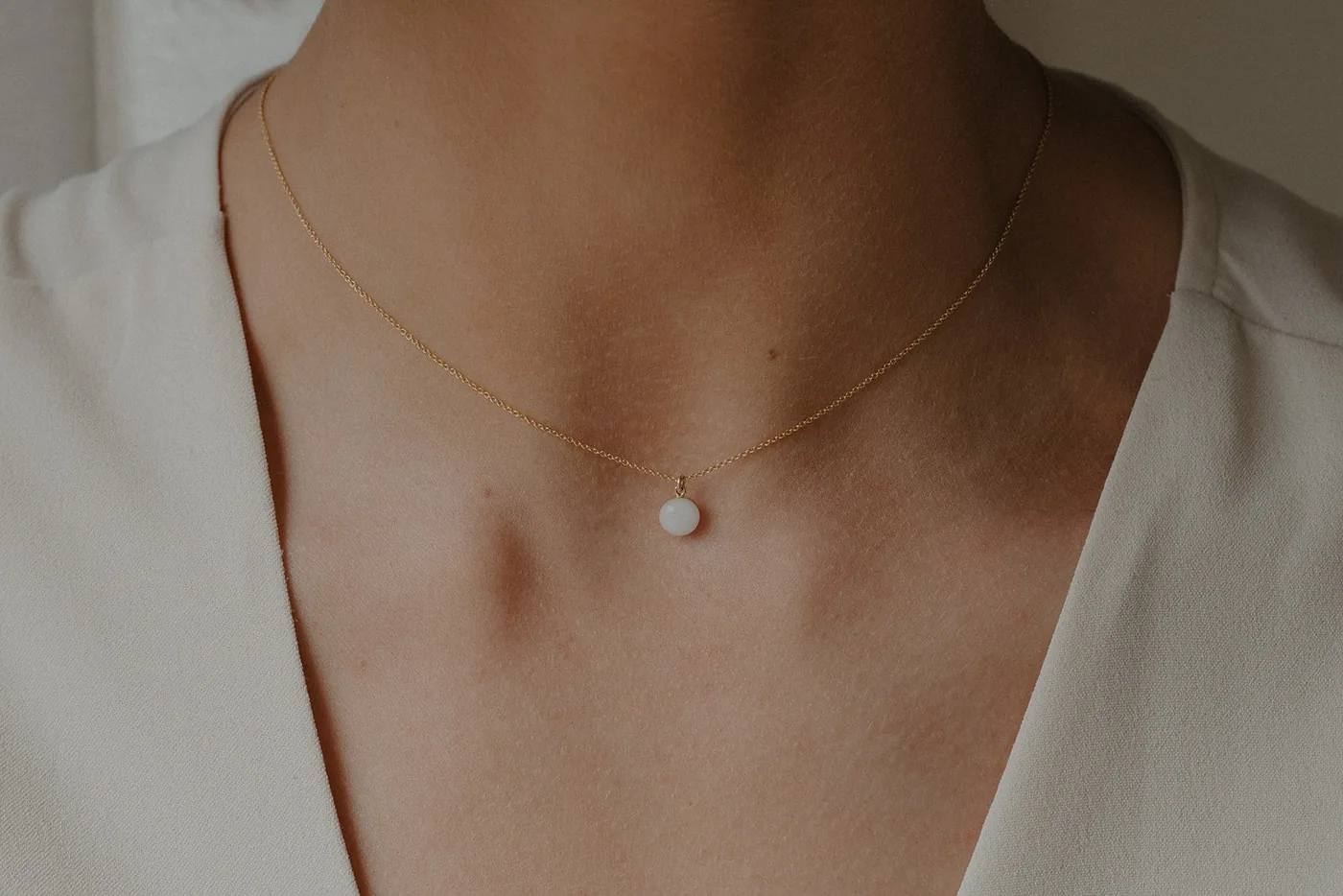 Mothers Milk Cable Chain Necklace - 14K Solid Gold — product image 1