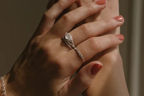 Cremation Zinnia Ring — product image 1
