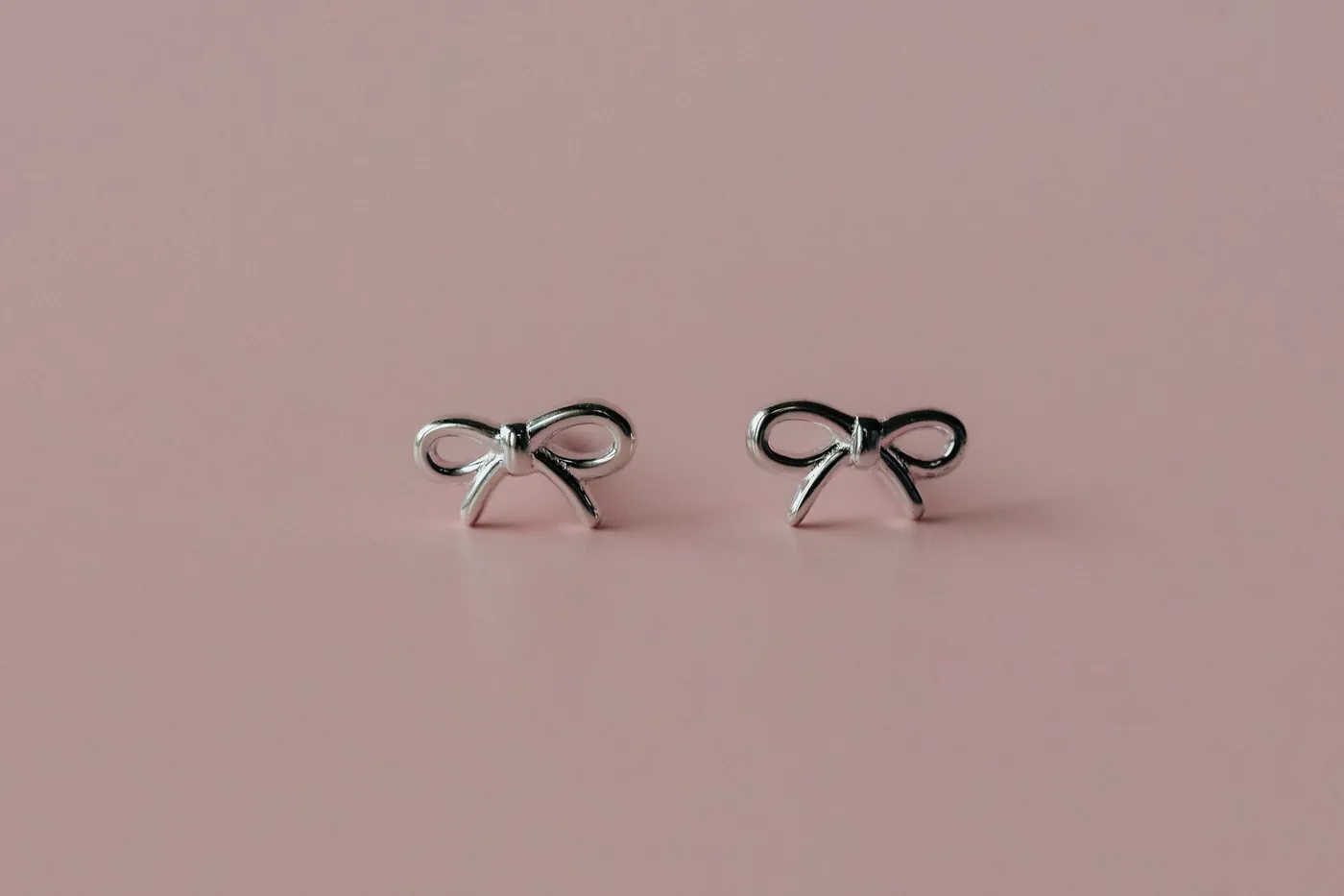 Small Bow Studs- Sterling Silver — product image 1