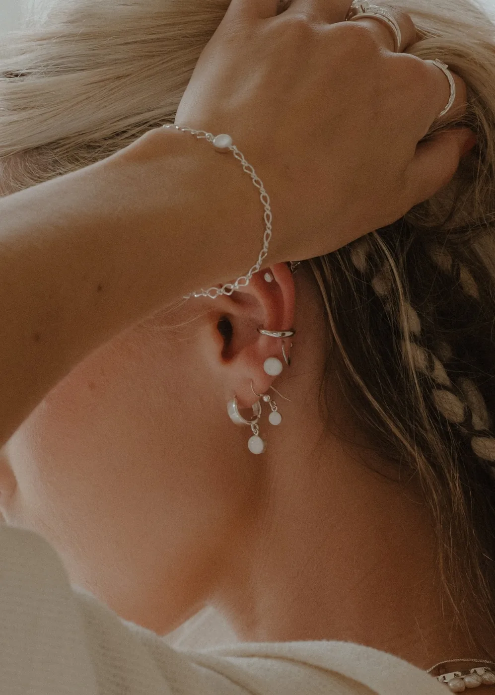 Cremation Stud Earrings - Sterling Silver — product image 3