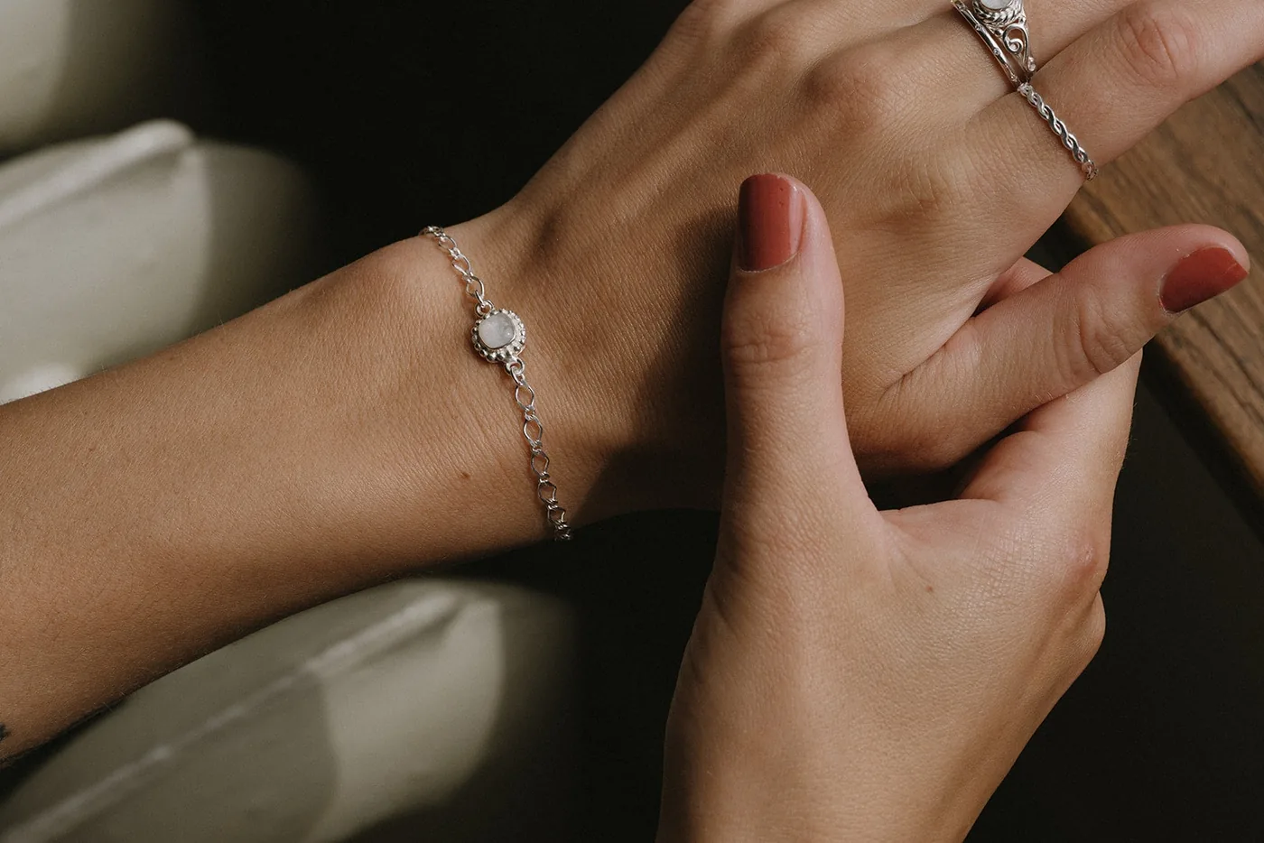 Mothers Milk Zinnia Bracelet- Sterling Silver — product image 4