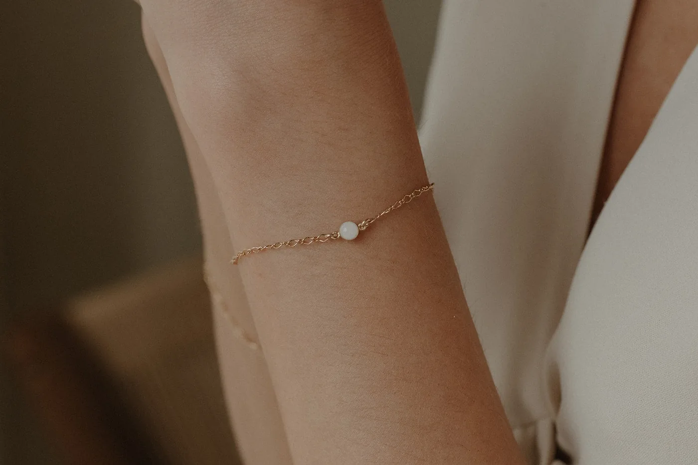 Mothers Milk Florence Chain Bracelet- 14K Solid Gold — product image 4