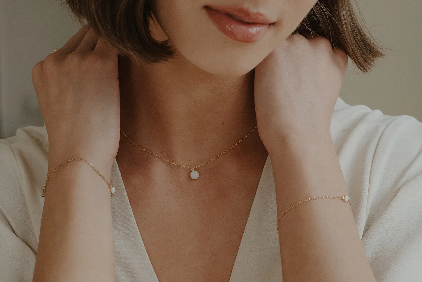 Mothers Milk Roped Chain Necklace - 14K Solid Gold — product image 4