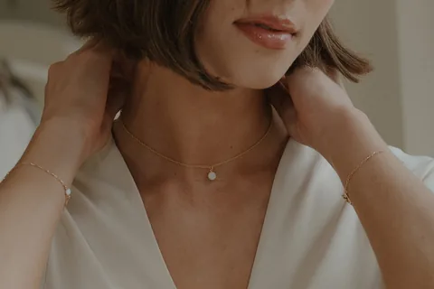 Cremation Roped Chain Necklace - 14K Solid Gold — product image 3