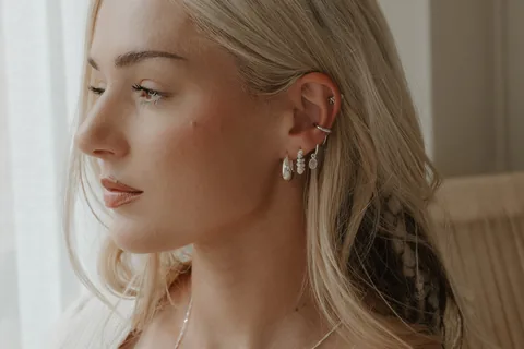 Small Bow Studs- Sterling Silver — product image 3