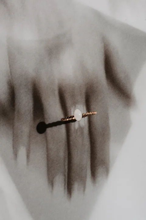 Cremation Roped Oval Ring - 14k Gold Filled — product image 11