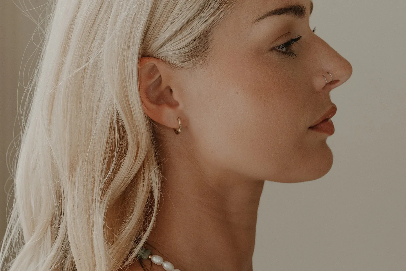 Half Moon Hinge Hoops- 14k Gold Filled — product image 2
