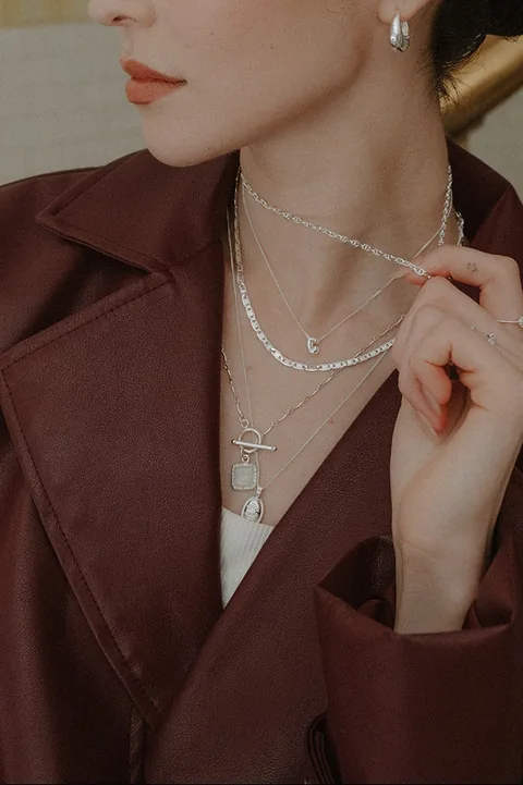 Cremation Zinnia Necklace — product image 3