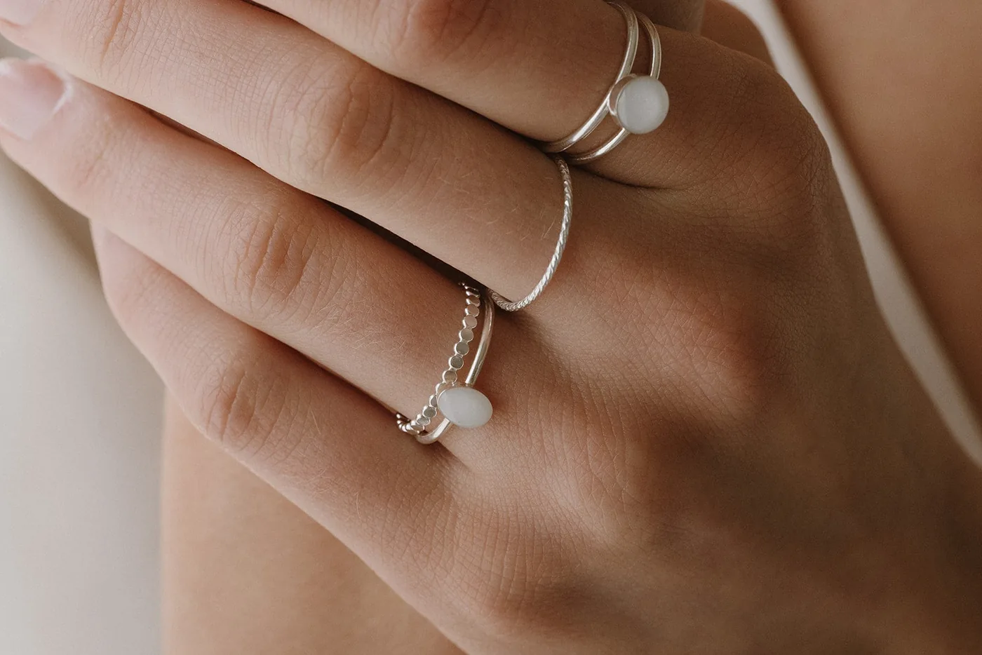 Serrated Skinny Ring - Sterling Silver — product image 5