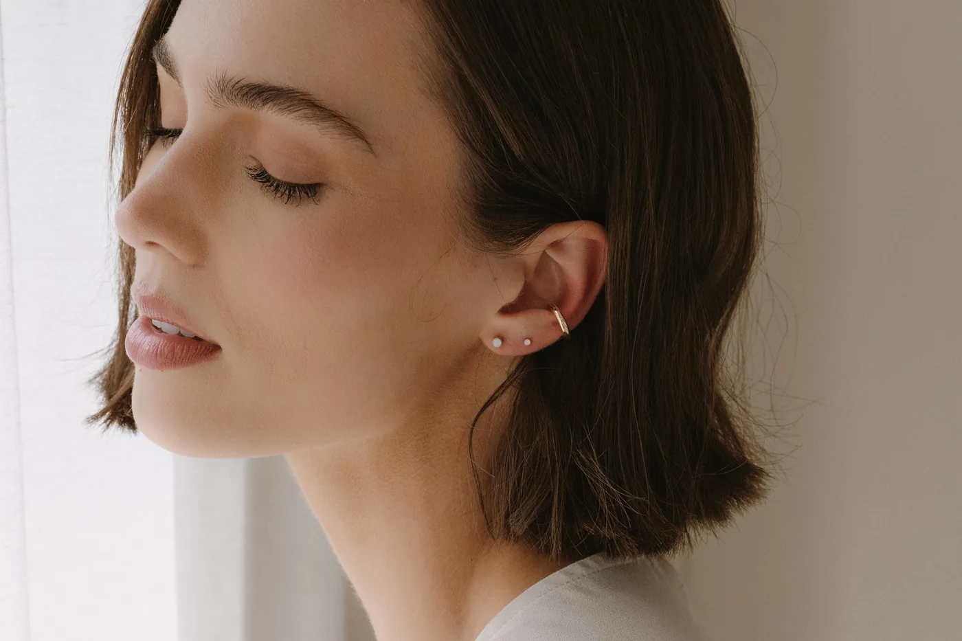 Cremation Stud Earrings - 14k Gold Filled — product image 1