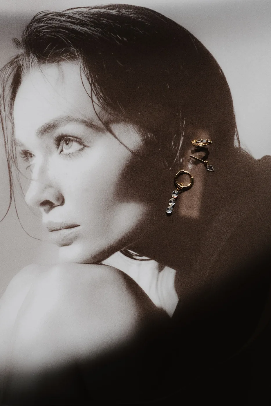 Diamond Studded Ear Cuff — product image 4