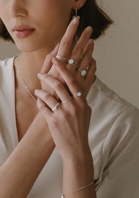 Cremation Large Oval Ring- Sterling Silver — product image 2