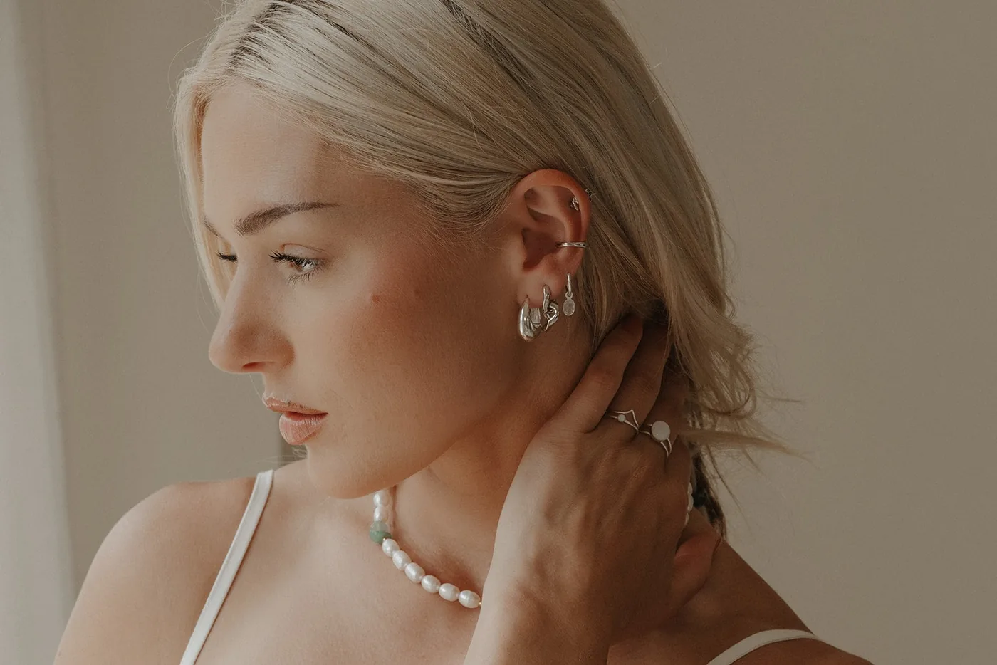 Cuban Chain Earrings- Sterling Silver — product image 4