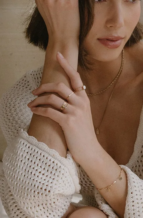 Solitaire Diamond Ring - 14k Gold Filled — product image 7
