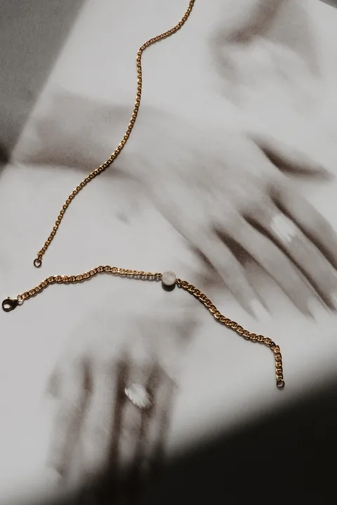 Cremation Thick Marine Chain Bracelet- 14k Gold Filled — product image 4