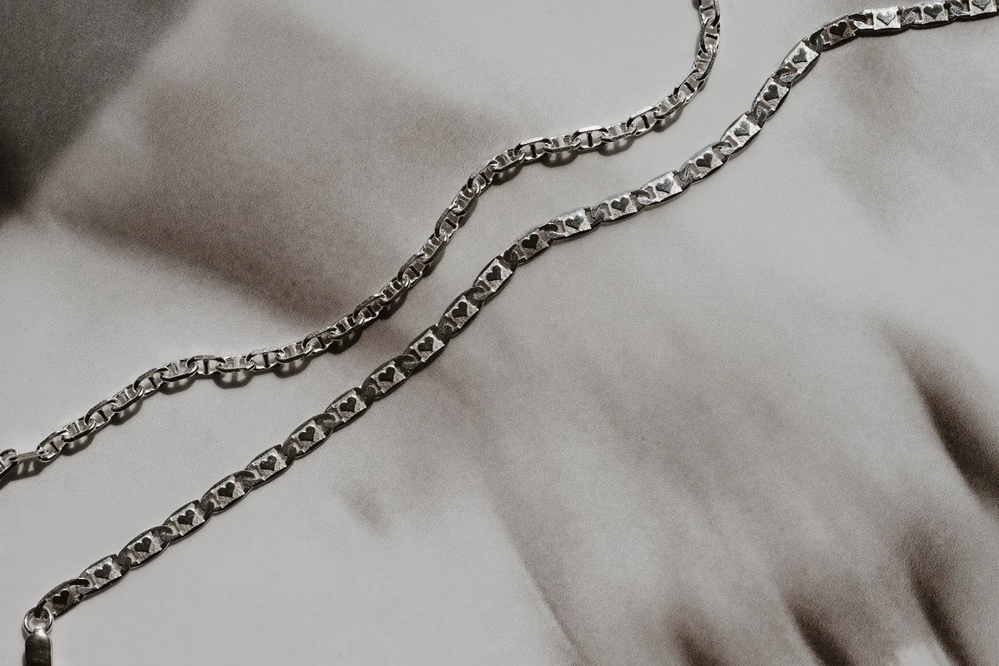 Valentino Heart Chain Bracelet - Sterling Silver — product image 1