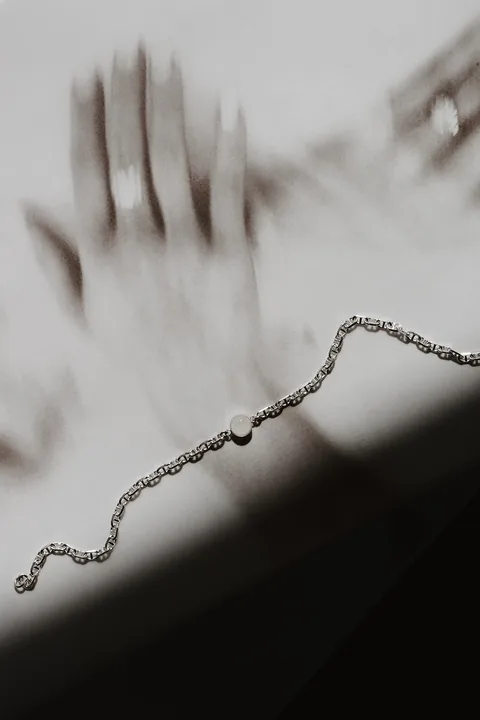 Cremation Marine Chain Bracelet - Sterling Silver — product image 1