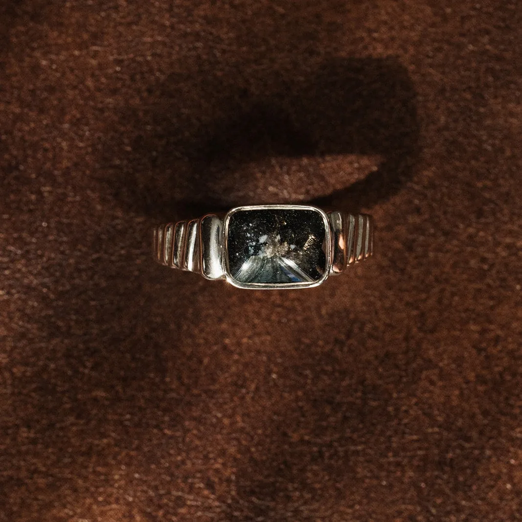 Cremation Noble Ring - Sterling Silver — product image 1