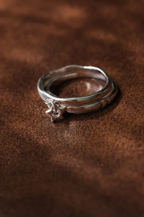 Star Charm Ring - Sterling Silver — product image 5