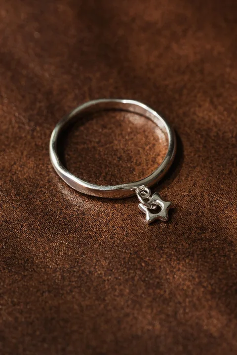 Star Charm Ring - Sterling Silver — product image 1