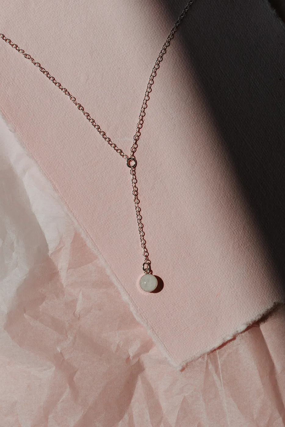 Cremation Drop Necklace - Sterling Silver — product image 4