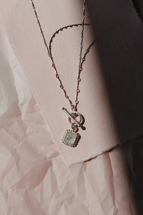 Cremation Zinnia Necklace — product image 1