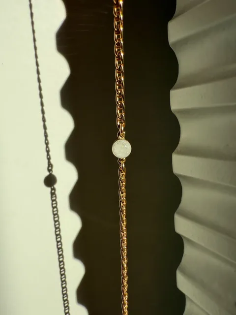 Cremation Marine Chain Bracelet- 14k Gold Filled — product image 1