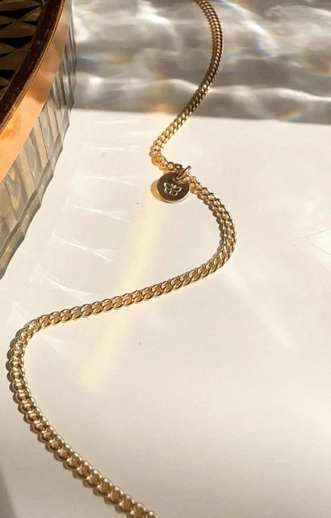 Butterfly Anklet - 14K gold filled — product image 2
