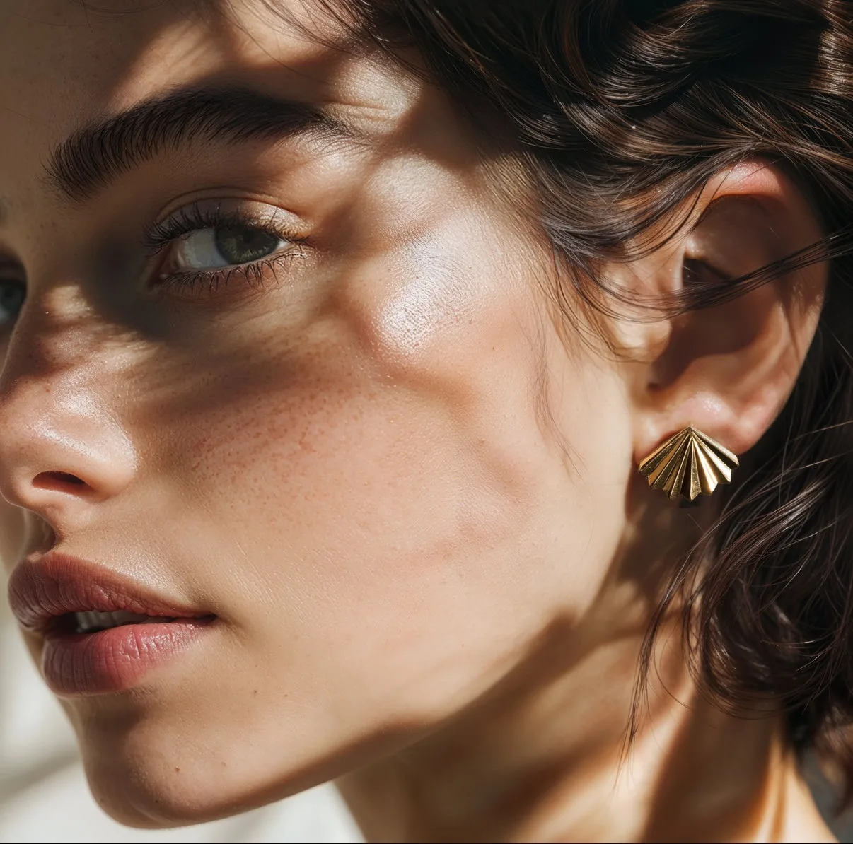 Palm Stud Earrings - 14k Gold Filled — product image 3