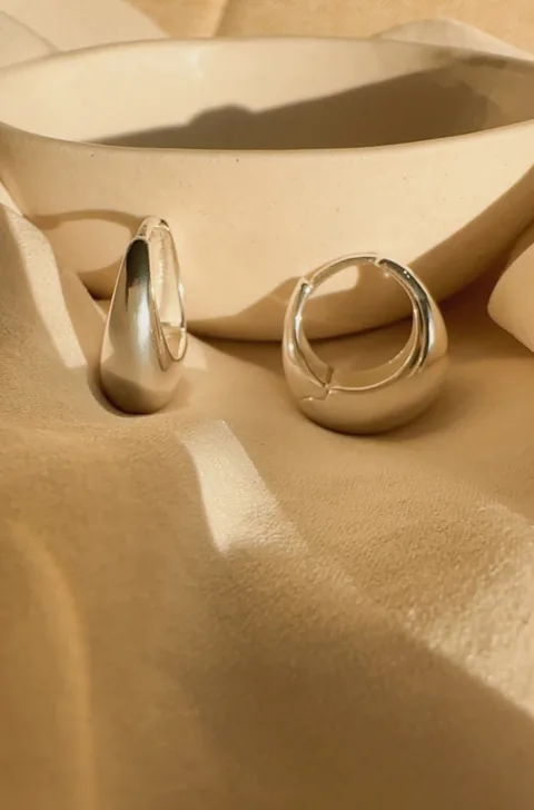 Purse Hoops - Sterling Silver — product image 1