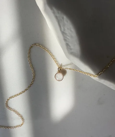Cremation Roped Chain Necklace - 14K Solid Gold — product image 8