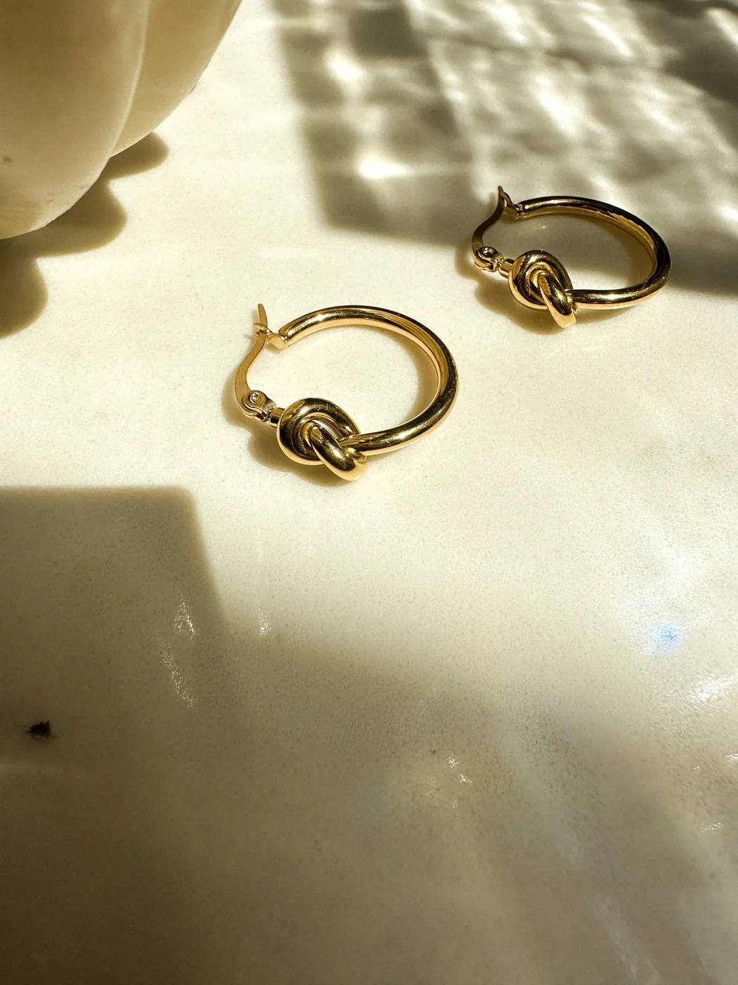 Knot Hoops- 14K Gold Filled — product image 4