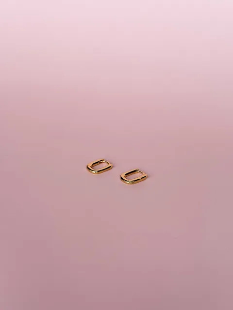 Small Rectangle Hoops- 14K Gold Filled — product image 1