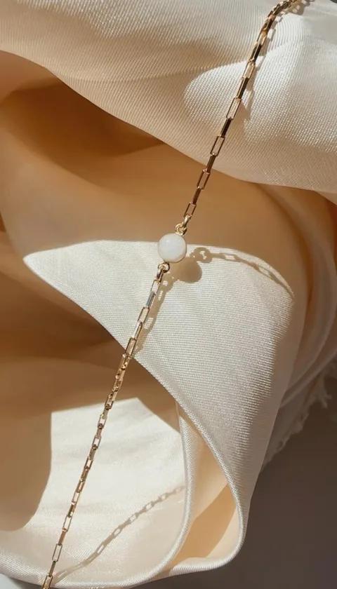 Cremation Box Clip Chain Bracelet- 14K Solid Gold — product image 3