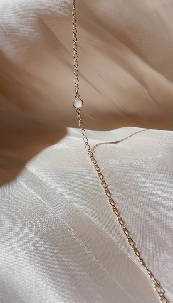Cremation Florence Chain Bracelet- 14K Solid Gold — product image 2