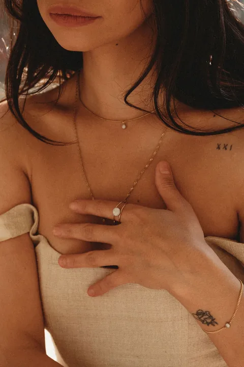 Mothers Milk Double Band Circle Ring - 14k Gold Filled — product image 5