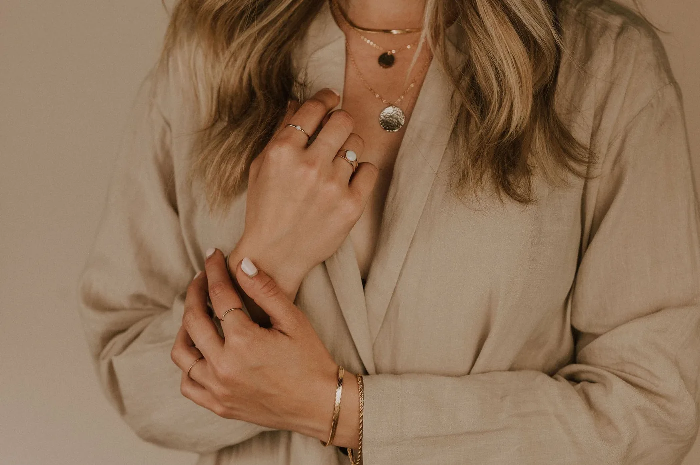 V Skinny Ring - 14k Gold Filled — product image 5