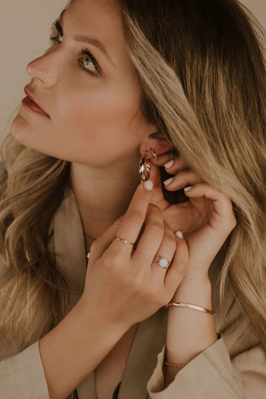 Mothers Milk Double Band Circle Ring - 14k Gold Filled — product image 14
