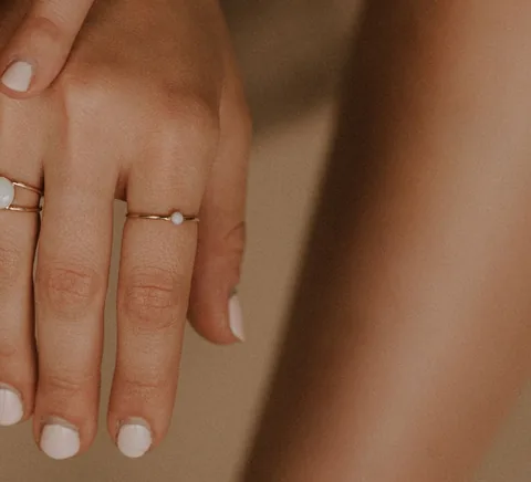 Mothers Milk Small Circle Ring - 14k Gold Filled — product image 2