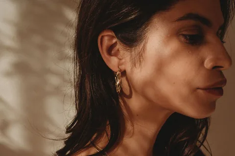 Twisted Hoops - 14k Gold Filled — product image 3