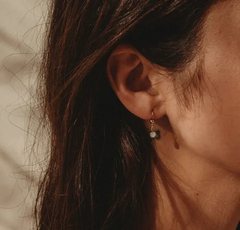Mothers Milk Drop Fish Hook Earrings- 14k Gold Filled — product image 3