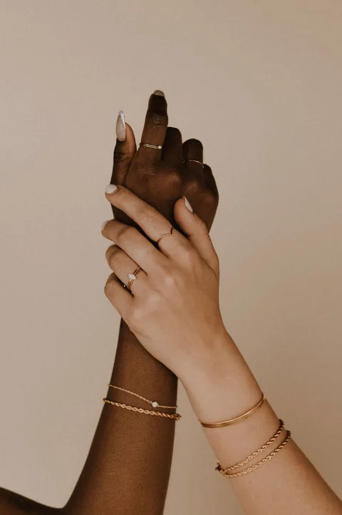 Hammered Skinny Ring - 14k Gold Filled — product image 3