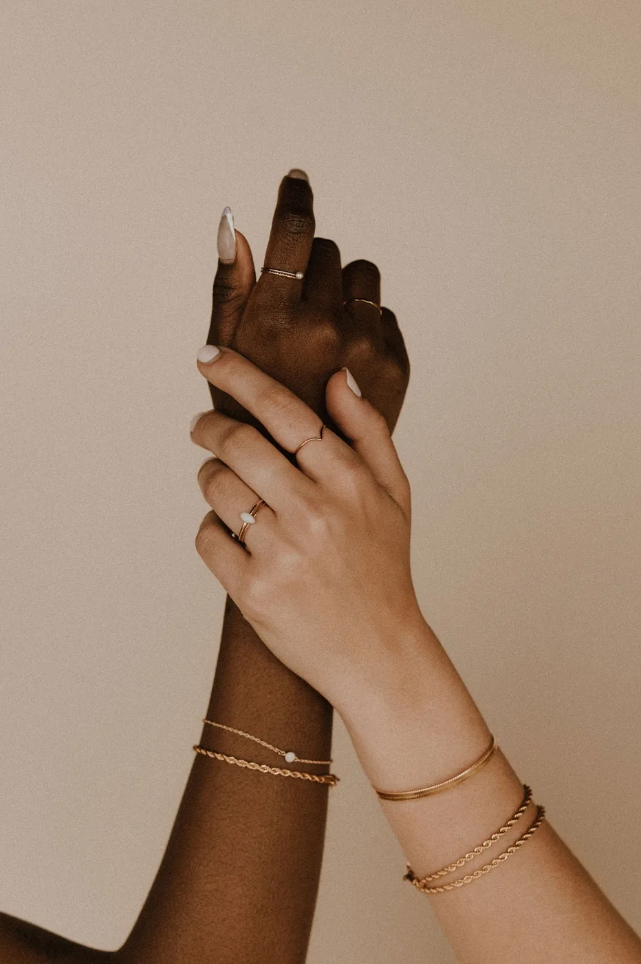 Hammered Skinny Ring - 14k Gold Filled — product image 3