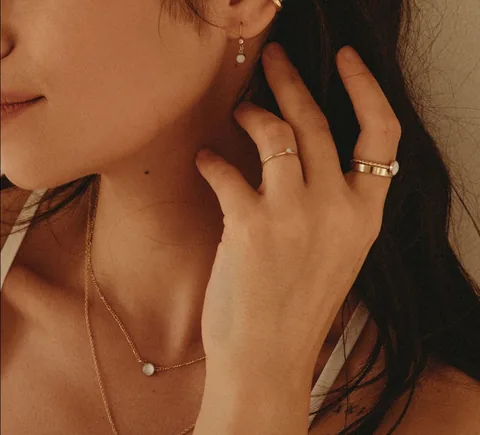 Cremation Figaro Chain Necklace - 14k Gold Filled — product image 3