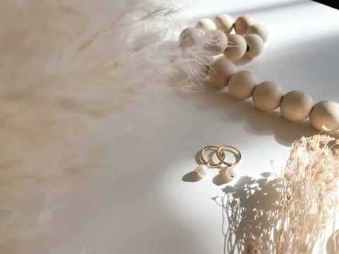 Pearl Huggie Hoops - 14k Gold Filled — product image 16