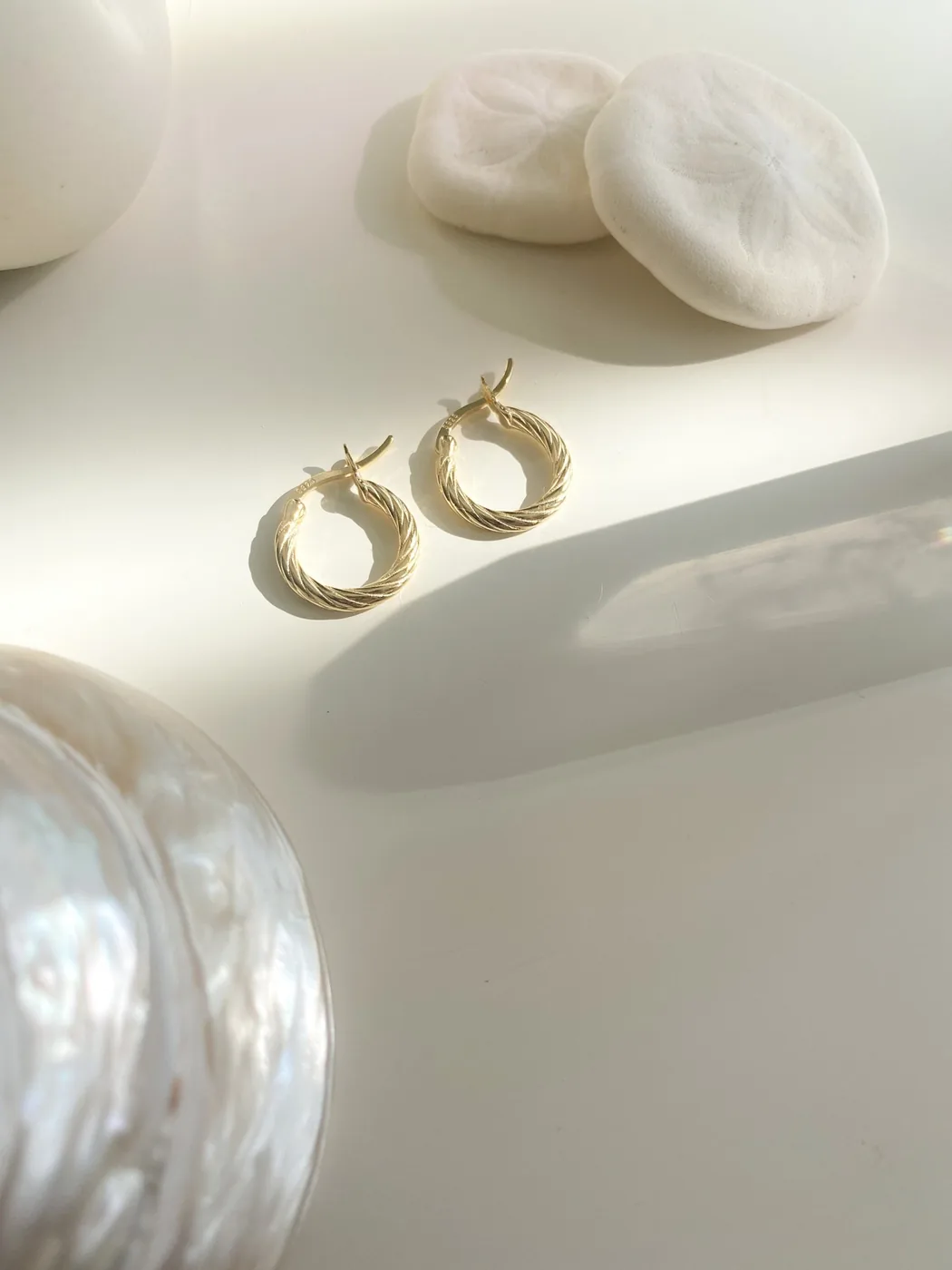 Small Twisted Hoops - 14k Gold Filled — product image 7