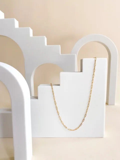 Staple Chain Necklace - 14k Gold Filled — product image 1
