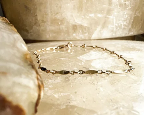 Bar Chain Bracelet - Personalized - 14K Gold Filled — product image 2