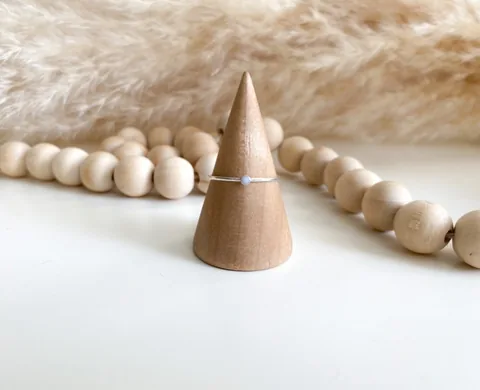 The Dainty Mothers Milk Ring - Sterling Silver — product image 4
